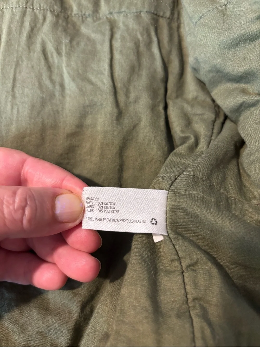Baby Gap Olive Green Toddler Girl’s Hooded Jacket, Size 18-24 Months